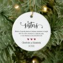 Search for sibling christmas tree decorations Best sister ever