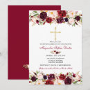 Search for boho floral christening invitations Botanical