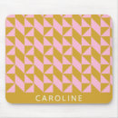 Search for yellow pattern mousepads Pink