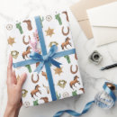 Search for western cowboy wrapping paper First rodeo