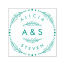 Search for wedding invitations rubber stamps Wreath