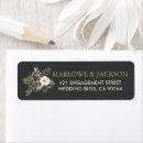 Search for moody floral return address labels Rustic