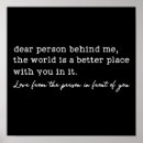 Search for behind posters Positivity
