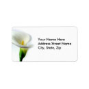 Search for calla lily wedding return address labels Flower