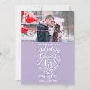Search for 15th wedding anniversary invitations Heart
