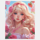 Search for beautiful girl blankets Flowers