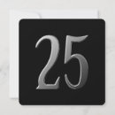 Search for 5th year anniversary invitations Twenty fifth