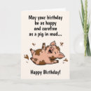 Search for piglet birthday cards Humor