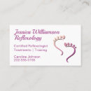 Search for foot reflexology business cards Pedicure