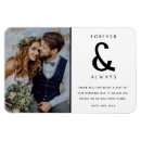 Search for bride and groom rectangular wedding magnets Modern