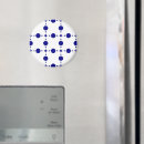 Search for blue polka dot pattern magnets Circle