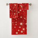 Search for red and gold christmas bath towels Elegant