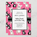 Search for french bulldog birthday invitations Pink