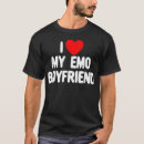 Search for i love emo tshirts Red