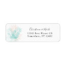 Search for mint green return address labels Elegant