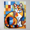 Search for abstract cat posters Feline
