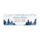 Search for winter wonderland return address labels Forest