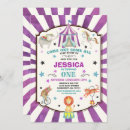 Search for carnival birthday invitations Big top