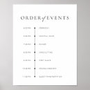 Search for order of events wedding programmes Minimalist