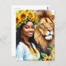 Search for american lion postcards Black woman