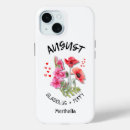 Search for august iphone cases Birth month flower