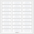 Search for guests return address labels Minimalist