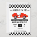 Search for vintage race car invitations Boy
