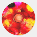 Search for red ink stickers Abstract