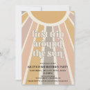 Search for first trip around the sun invitations Girl