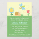 Search for insect baby shower invitations Snail