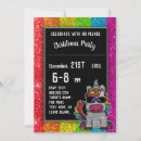 Search for unicorn christmas invitations Glitter