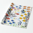 Search for diver wrapping paper Fish