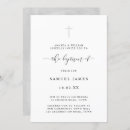 Search for classic christening invitations Minimalist