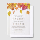 Search for thanksgiving wedding invitations Watercolor