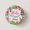 Search for hibiscus badges Watercolor