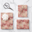 Search for burgundy and gold wrapping paper Vintage