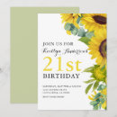 Search for twenty one sunflower invitations Elegant