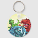 Search for blue t key rings Dinosaur