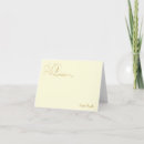 Search for butterflies note cards Gold
