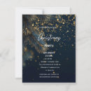 Search for luxury christmas invitations Navy blue