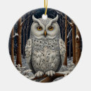 Search for vintage owl christmas tree decorations Woodland