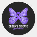 Search for crohns disease stickers Butterfly