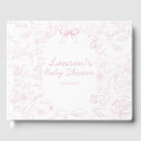 Search for baby shower book Pink