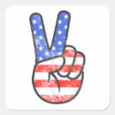 Search for american peace sign stickers Flag