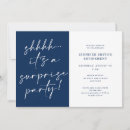 Search for surprise retirement invitations Script