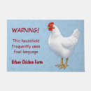 Search for chicken doormats Fowl