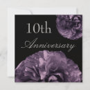 Search for square 30th anniversary invitations Purple