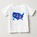Search for usa baby shirts Red white and blue
