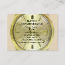 Search for watch repair business cards Time