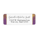 Search for purple dots return address labels White